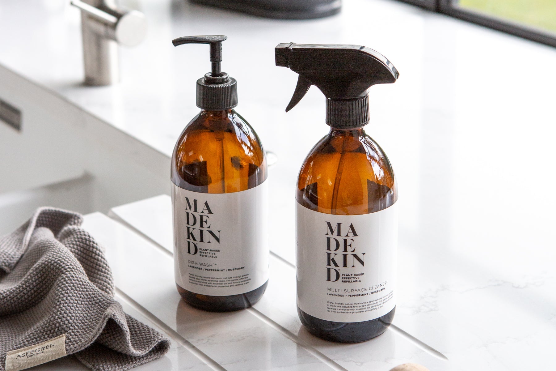 Natural cleaning, eco cleaner, eco friendly in glass bottles that are refillable