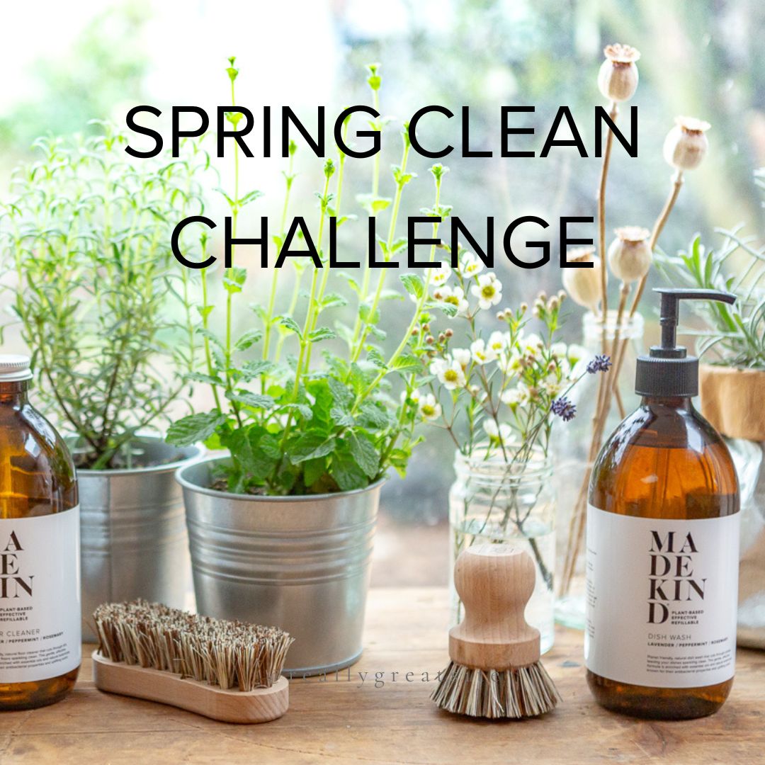 Spring clean with natural non toxic cleaning formulas