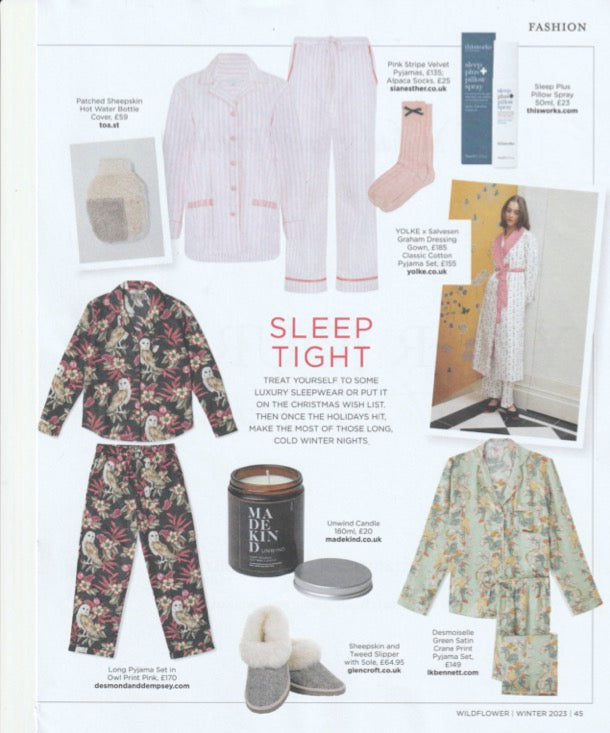 MadeKind featured in Wildflower Magazine - Winter 2023 issue