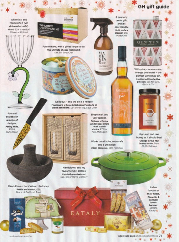 MadeKind featured in Good Housekeeping magazine - December 2023