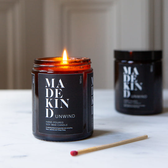 Soy Wax Aromatherapy Candle - Unwind 180ml