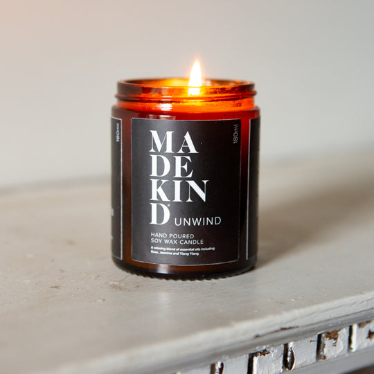 Soy Wax Aromatherapy Candle - Unwind 180ml