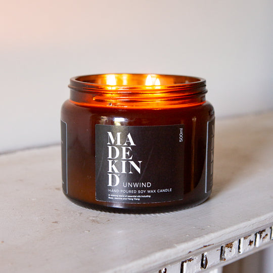Soy Wax Aromatherapy Candle - Awaken 500ml