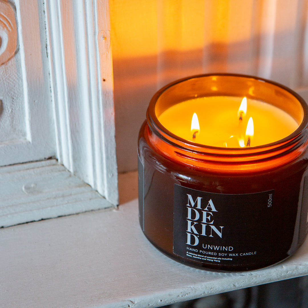 Soy Wax Aromatherapy Candle - Awaken 500ml