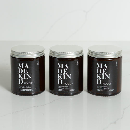 Soy Wax Aromatherapy Candle - Focus 180ml