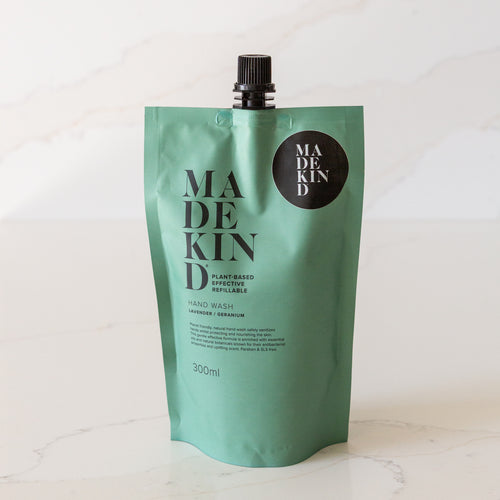 Photo of MadeKind natural hand wash refill (300ml) in Lavender & Geranium