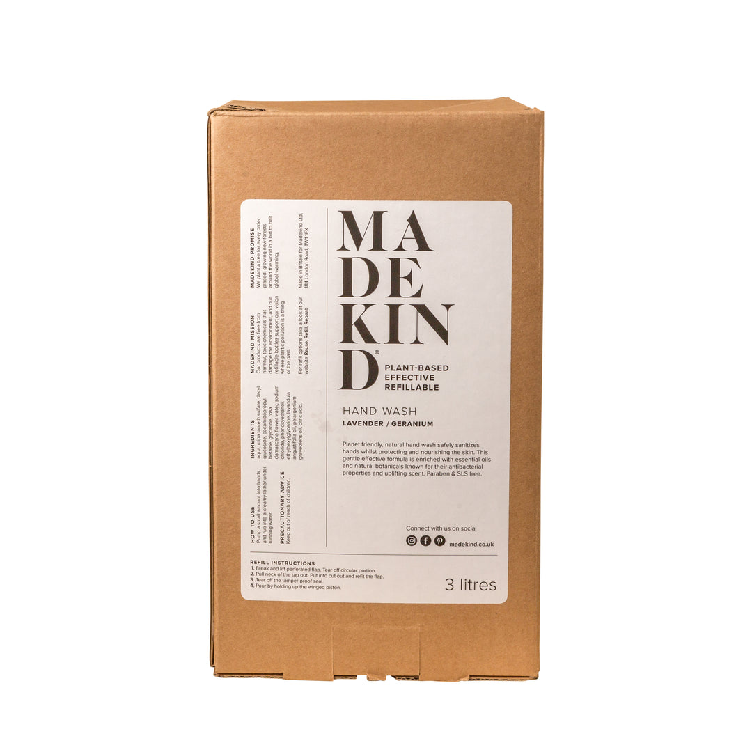 Photo of MadeKind Natural Hand Wash Refill 3 Litre