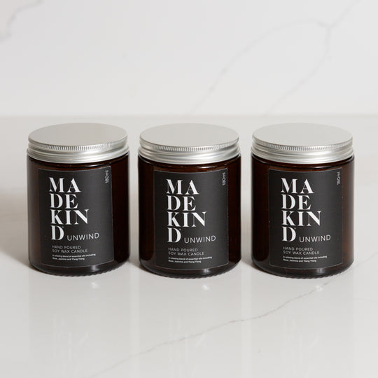 Soy Wax Aromatherapy Candle - Unwind 180ml