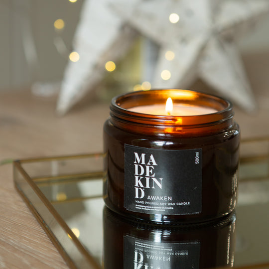 Soy Wax Aromatherapy Candle - Awaken 500ml