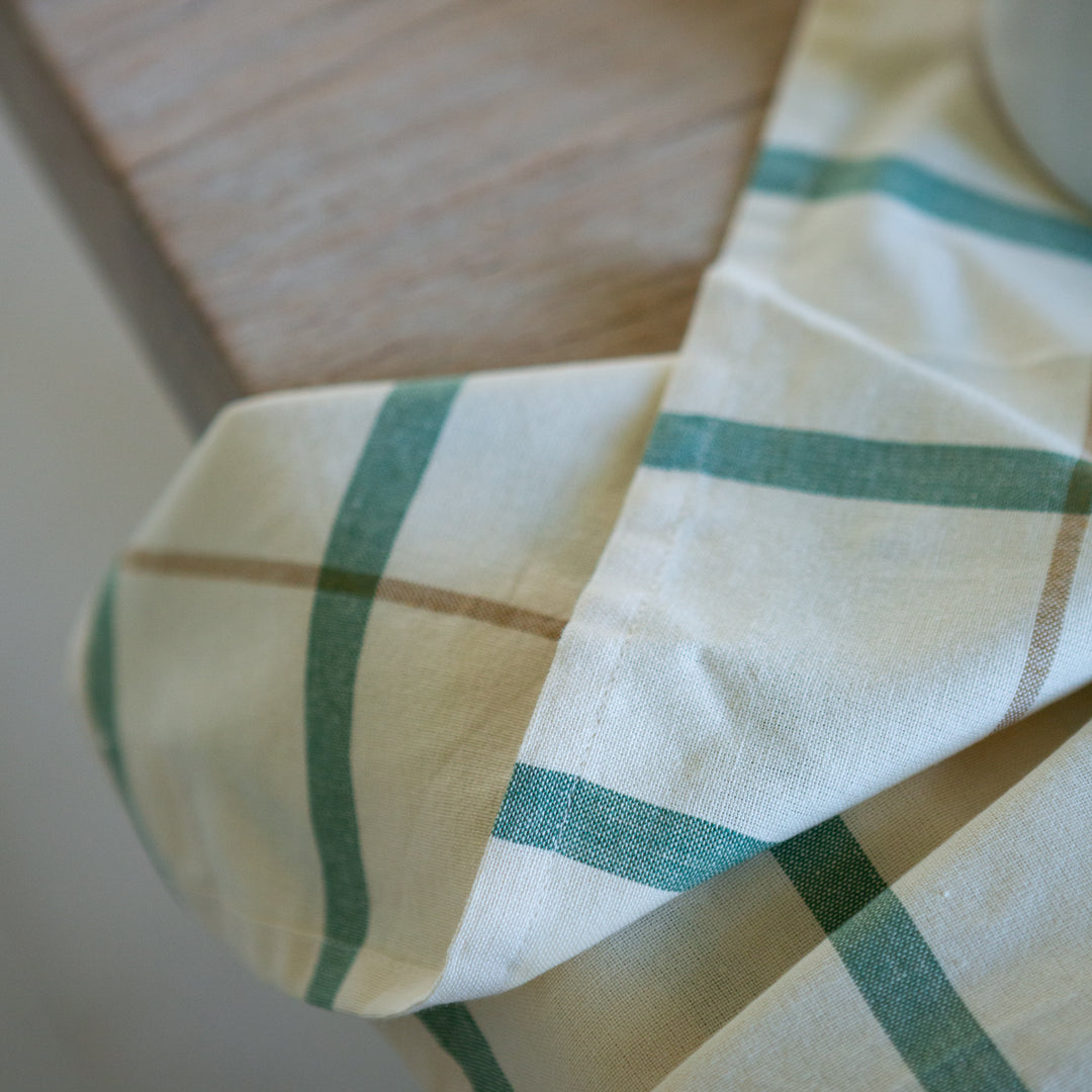Organic Cotton Striped Tea Towel