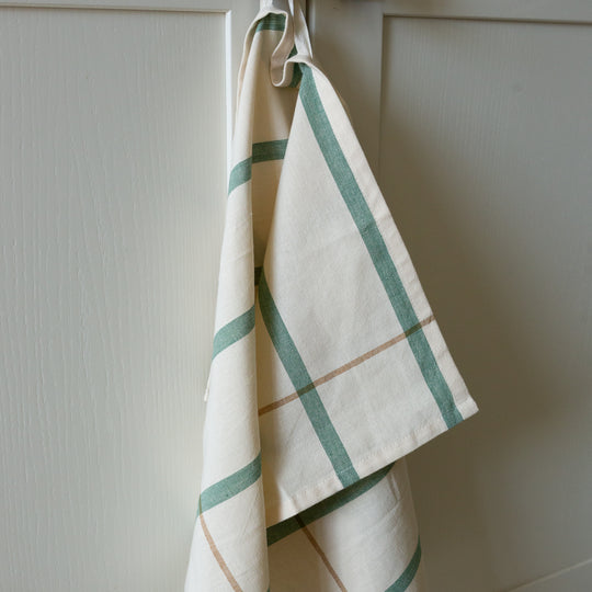 Organic Cotton Striped Tea Towel