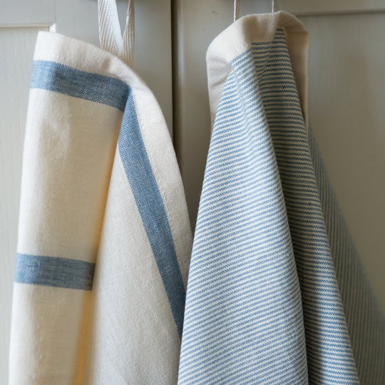 Organic Cotton Striped Tea Towel