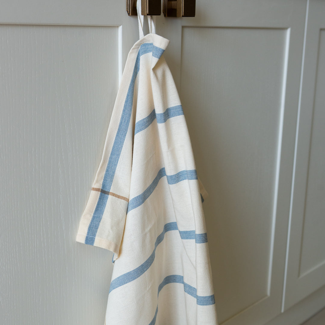 Organic Cotton Striped Tea Towel