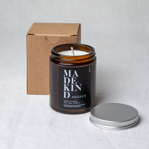 Madekind Awaken soy wax aromatherapy candle 180ml