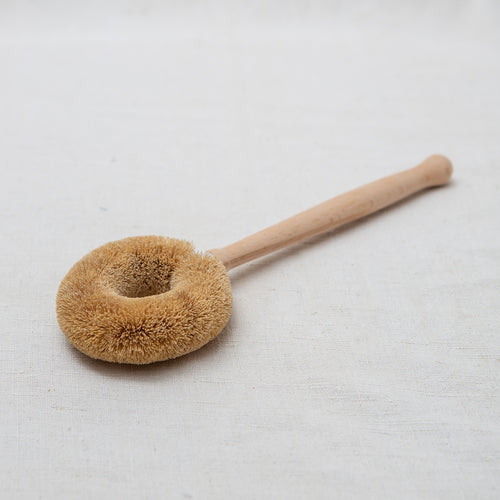 Redecker wooden dish brush with coconut fibres