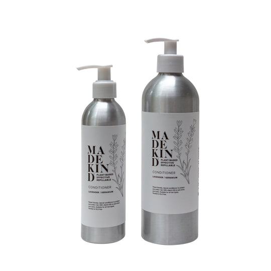 Photo of MadeKind natural conditioner in 2 sizes, 250ml and 500ml