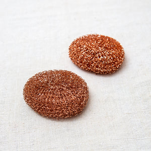 Photo of two Redecker copper scourers
