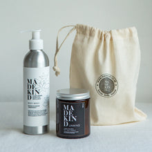 Load image into Gallery viewer, Natural Body Wash &amp; Candle in Gift Bag

