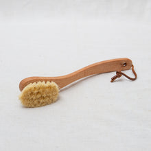 Load image into Gallery viewer, Photo of Redecker curved handle wooden dish brush
