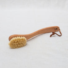 Load image into Gallery viewer, Redecker curved handle wooden dish brush
