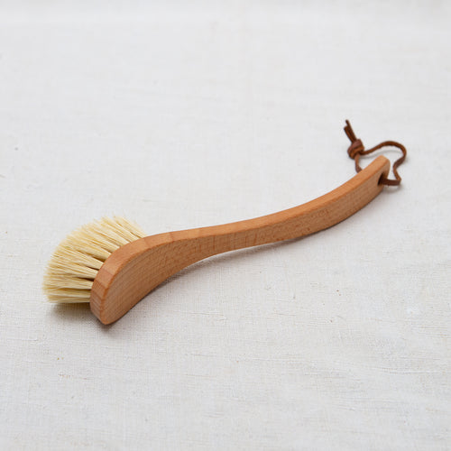 Photo of Redecker curved handle wooden dish brush